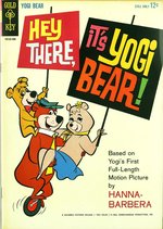 HEY THERE IT'S YOGI BEAR #1 FRONT AND BACK COVER ORIGINAL ART BY HARVEY EISENBERG.