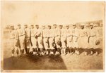 1922-23 ALMENDARES (CUBA) BASEBALL TEAM PHOTO WITH BERNARDO BARO.