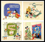 DISNEY STUDIO CHRISTMAS CARDS.