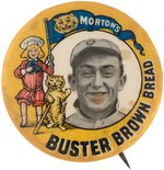 1909 TY COBB (HOF) DETROIT TIGERS "MORTON'S BUSTER BROWN BREAD" BUTTON.