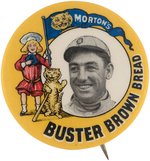 1909  HUGH JENNINGS (HOF) DETROIT TIGERS "MORTON'S BUSTER BROWN BREAD" BUTTON.