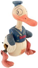 DONALD DUCK WADDLER BOXED CELLULOID WIND-UP.