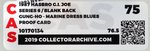 G.I. JOE - GUNG-HO MARINE DRESS BLUES SERIES 6 FRONT/BACK PROOF CARD CAS PAIR.