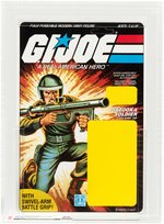 G.I. JOE - BAZOOKA SOLDIER ZAP SERIES 1.5/32 BACK PROOF CARD CAS 90.