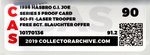 G.I. JOE - SCI-FI LASER TROOPER SERIES 5/36 BACK PROOF CARD CAS 90.