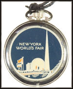 1939 NEW YORK WORLD'S FAIR POCKETWATCH WITH RARE BOX.