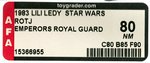LILI LEDY STAR WARS: RETURN OF THE JEDI - EMPEROR'S ROYAL GUARD 30 BACK AFA 80.