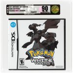 NINTENDO DS GAME CARTRIDGE POKÉMON WHITE VERSION VGA 90 NM+/MINT UNCIRCULATED GOLD LEVEL 2011.