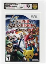 SUPER SMASH BROS BRAWL VGA 85+ NM+ GOLD LEVEL 2008 NINTENDO Wii DISC GAME.