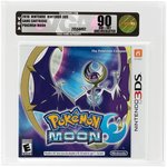 NINTENDO 3DS POKÉMON MOON GAME CARTRIDGE VGA 90 NM+/MINT UNCIRCULATED GOLD LEVEL 2016.