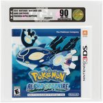 NINTENDO 3DS POKÉMON ALPHA SAPPHIRE GAME CARTRIDGE VGA 90 NM+/MINT UNCIRCULATED GOLD LEVEL 2014.