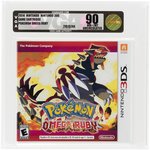 NINTENDO 3DS POKÉMON OMEGA RUBY GAME CARTRIDGE VGA 90 NM+/MINT UNCIRCULATED GOLD LEVEL 2014.