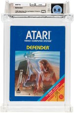 DEFENDER WATA 8.0 NS GLUE SEAL 1982 BLUE BOX ATARI 2600.