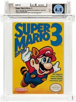 SUPER MARIO BROS 3 NINTENDO NES CIB WATA 6.5 1990.