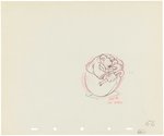 SILLY SYMPHONIES - MOTHER GOOSE GOES HOLLYWOOD PRODUCTION DRAWING ORIGINAL ART LOT (W.C. FIELDS & CHARLIE McCARTHY).