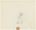 SILLY SYMPHONIES - MOTHER GOOSE GOES HOLLYWOOD PRODUCTION DRAWING ORIGINAL ART TRIO (EDDIE CANTOR/JOE E. BROWN/MARTHA RAYE).