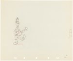 SILLY SYMPHONIES - MOTHER GOOSE GOES HOLLYWOOD PRODUCTION DRAWING ORIGINAL ART TRIO (EDDIE CANTOR/JOE E. BROWN/MARTHA RAYE).