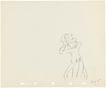 SILLY SYMPHONIES - MOTHER GOOSE GOES HOLLYWOOD PRODUCTION DRAWING ORIGINAL ART LOT (CAB CALLOWAY'S BAND).