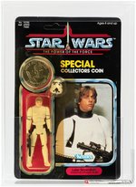 STAR WARS: POWER OF THE FORCE - LUKE SKYWALKER (IMPERIAL STORMTROOPER) 92 BACK AFA 75 Y-EX+/NM.