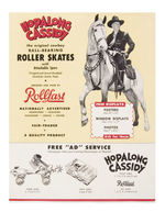 "HOPALONG CASSIDY BICYCLES" STORE STANDEE.