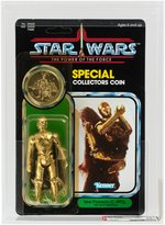 STAR WARS: THE POWER OF THE FORCE - C-3PO (REMOVABLE LIMBS) 92 BACK AFA 85+ Y-NM+.