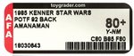 STAR WARS: POWER OF THE FORCE - AMANAMAN 92 BACK AFA 80+ Y-NM.