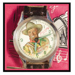 "GENE AUTRY WATCH" BY WILANE WATCH COMPANY BOXED.