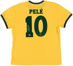 PELÉ (HOF) CBD BRAZIL SIGNED SOCCER JERSEY.