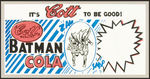 "BATMAN COLA" STORE ADVERTISING SIGN.