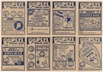 "POPEYE TRADING CARDS" AD-TRIX SET FROM 1959.