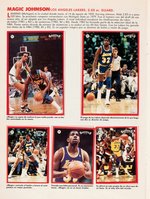 1987 NBA COMPLETE SPANISH STICKER ALBUM WITH MICHAEL JORDAN & MANY OTHER HALL OF FAMERS.