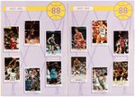 1988 NBA COMPLETE SPANISH STICKER ALBUM WITH MICHAEL JORDAN & MANY OTHER HALL OF FAMERS.