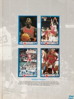 1988 NBA ALL STAR GAME COMPLETE SPANISH STICKER ALBUM WITH MICHAEL JORDAN & MANY OTHER HALL OF FAMERS.