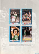 1988 NBA ALL STAR GAME COMPLETE SPANISH STICKER ALBUM WITH MICHAEL JORDAN & MANY OTHER HALL OF FAMERS.