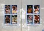 1988 NBA ALL STAR GAME COMPLETE SPANISH STICKER ALBUM WITH MICHAEL JORDAN & MANY OTHER HALL OF FAMERS.