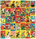 "WOODY WOODPECKER'S DRAWING LESSON" TWO COMPLETE HIGH GRADE PREMIUM CARD SETS.