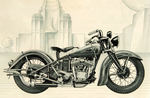 “INDIAN MOTORCYCLES” 1939 NEW YORK WORLD’S FAIR CATALOGUE.