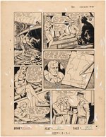 FIGHT COMICS #31 COMIC BOOK PAGE ORIGINAL ART TRIO BY ALEX BLUM.