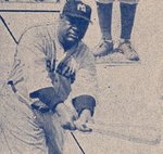 1935 NEGRO LEAGUE BASEBALL BROADSIDE FEATURING 15 HALL OF FAME MEMBERS INCLUDING JOSH GIBSON.