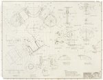 SUPER POWERS DARKSEID'S TOWER OF DARKNESS SCHEMATICS ORIGINAL ART LOT.