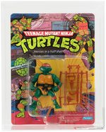 TEENAGE MUTANT NINJA TURTLES - MICHAELANGELO SERIES 1/10 BACK AFA 75+ EX+/NM.