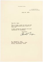 RICHARD NIXON SIGNED 1979 LETTER ON PERSONAL "LA CASA PACIFICA" STATIONERY.