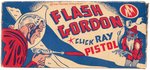 FLASH GORDON MARX 1950s CLICK RAY PISTOL GUN IN BOX.