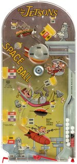 THE JETSONS SPACE BALL GAME MARX LARGE BAGATELLE IN BOX.