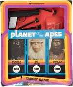 PLANET OF THE APES TRANSOGRAM TARGET GAME AND LARAMI POPPIN' SHOT GUN PAIR.