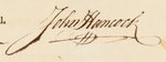 JOHN HANCOCK 1781 SIGNED MASSACHUSETTS APPOINTMENT DOCUMENT.