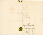 HENRY CLAY 1843 HANDWRITTEN AND SIGNED LETTER REFERENCING "STAFF FOR A BANNER."