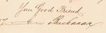 JAMES BUCHANAN & LEWIS CASS SIGNED LETTER TO "HIS MAJESTY FERDINAND II KING OF THE TWO SICILIES."