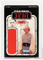 STAR WARS: RETURN OF THE JEDI - LOBOT 65 BACK-A PROOF CARD AFA 85 NM+.