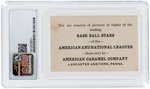 1921 E121 AMERICAN CARAMEL "SERIES OF 80" TRIS SPEAKER (HOF) CSG 3 VG.